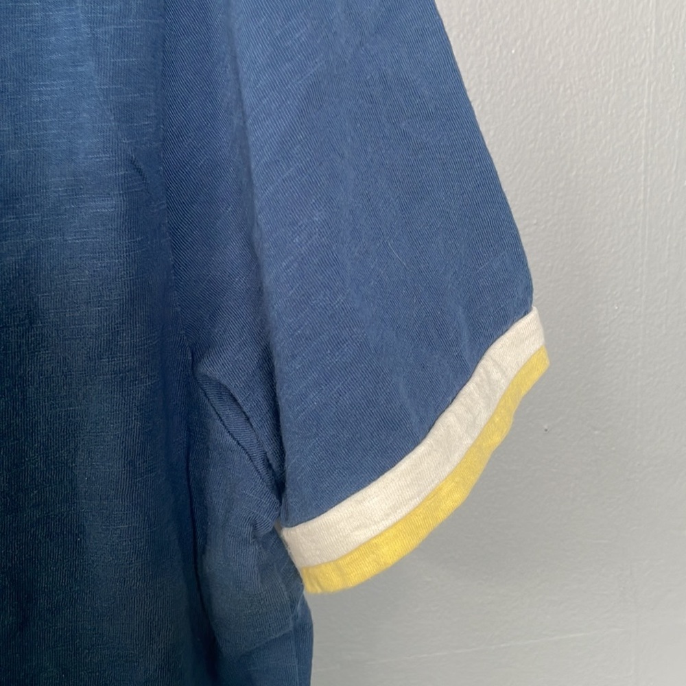 Original Penguin XL Navy Striped Sleeves Polo preppy new money country club - Picture 7 of 8